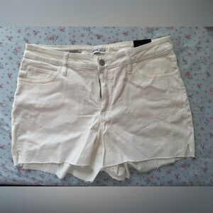 Target Cream Jean Shorts for Women